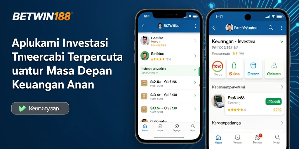 Tampilan aplikasi BETWIN188 yang modern dan fungsional.