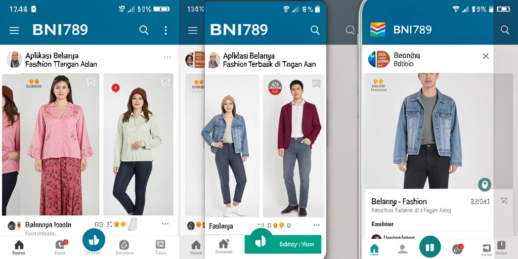 Tampilan antarmuka aplikasi BNI789 yang menarik dan fungsional.