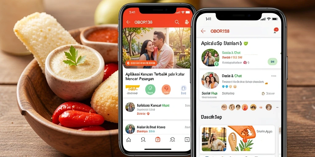 Tampilan aplikasi OBOR138 dengan fitur Dating App yang memudahkan pengguna.