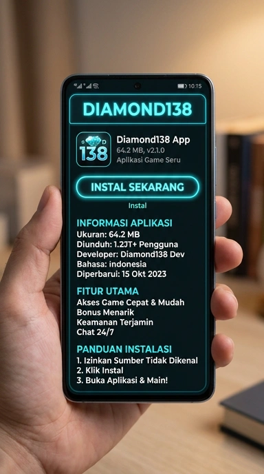 Tampilan halaman APK diamond138