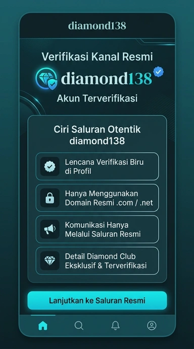 Tampilan kanal resmi diamond138